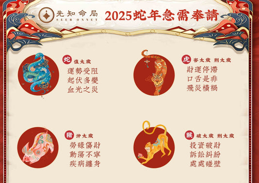 如何化解2025年犯太歲運勢挑戰? 8種有效的化解方法讓你順利度過! - 先知命局開運風水吉祥物旗艦店-麥玲玲代言品牌