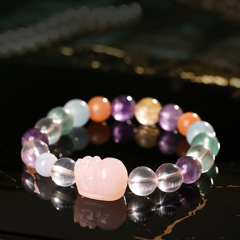 Rose Quartz Duobao Bracelet