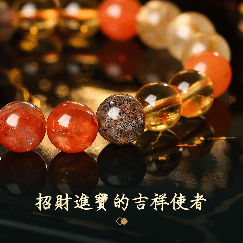 紅膠花好運手鏈 - 先知命局開運風水吉祥物旗艦店 - 麥玲玲代言品牌