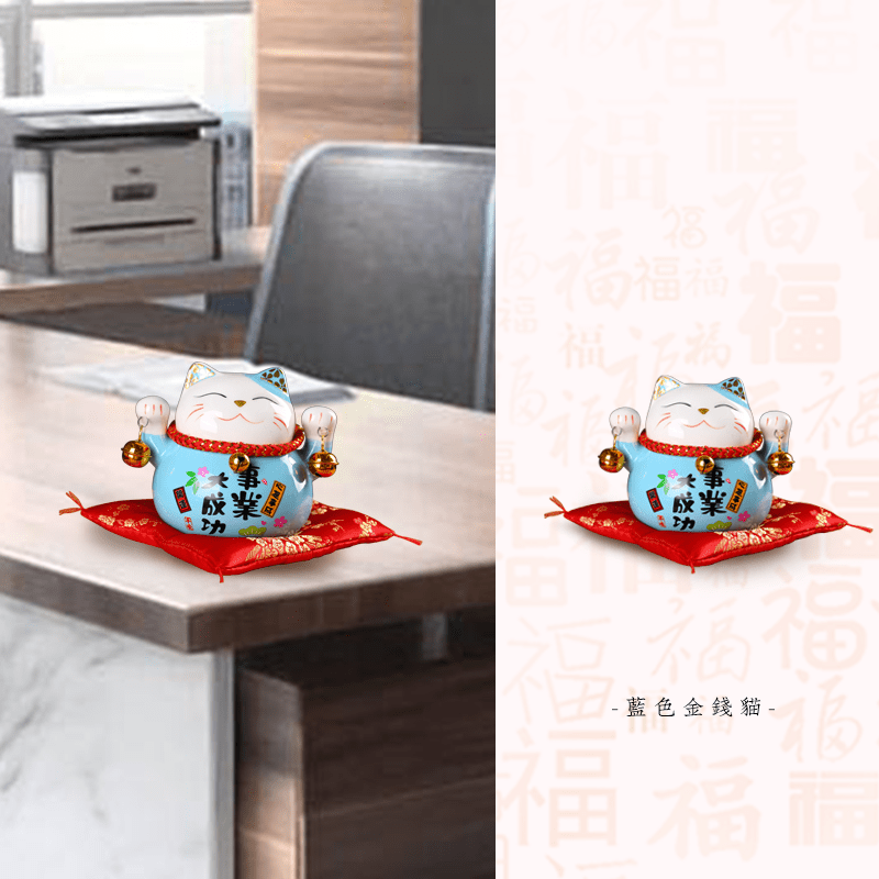 彩釉招財貓存錢筒擺飾 - 先知命局開運風水吉祥物旗艦店 - 麥玲玲代言品牌