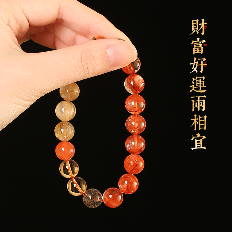 紅膠花好運手鏈 - 先知命局開運風水吉祥物旗艦店 - 麥玲玲代言品牌