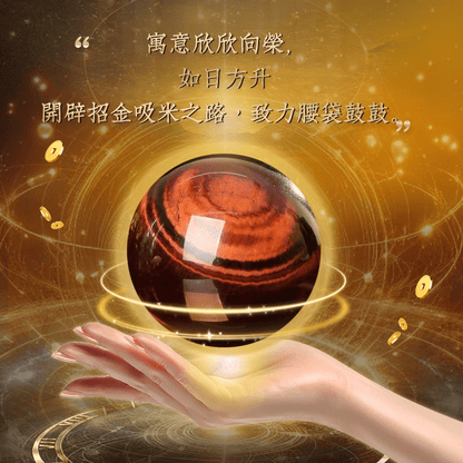 熾富紅虎眼石球擺飾 - 先知命局開運風水吉祥物旗艦店 - 麥玲玲代言品牌