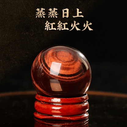 熾富紅虎眼石球擺飾 - 先知命局開運風水吉祥物旗艦店 - 麥玲玲代言品牌